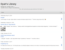 Tablet Screenshot of dyahslib.blogspot.com