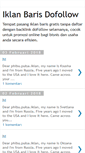 Mobile Screenshot of iklanbaris-dofollow.blogspot.com