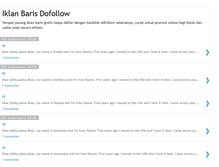 Tablet Screenshot of iklanbaris-dofollow.blogspot.com