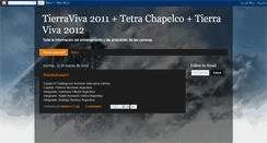 Desktop Screenshot of carreratierraviva.blogspot.com