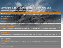 Tablet Screenshot of carreratierraviva.blogspot.com