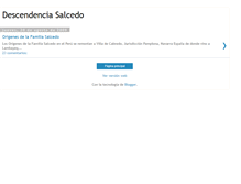 Tablet Screenshot of descendenciasalcedo.blogspot.com