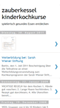 Mobile Screenshot of kinderkochkurse-zauberkessel.blogspot.com