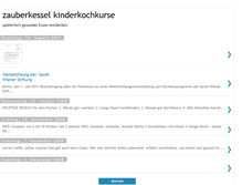 Tablet Screenshot of kinderkochkurse-zauberkessel.blogspot.com