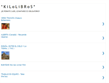 Tablet Screenshot of kilolibros.blogspot.com