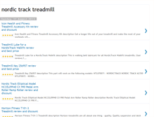 Tablet Screenshot of nordictracktreadmills-review.blogspot.com