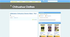 Desktop Screenshot of chihuahua-clothes.blogspot.com