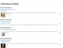 Tablet Screenshot of chihuahua-clothes.blogspot.com