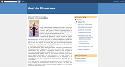 Desktop Screenshot of gestionfianciera.blogspot.com