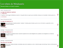 Tablet Screenshot of metalsaurio.blogspot.com