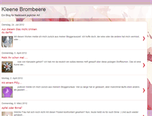 Tablet Screenshot of kleene-brombeere.blogspot.com