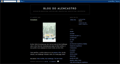 Desktop Screenshot of blogdoalencastro.blogspot.com