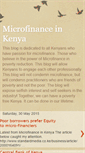 Mobile Screenshot of microfinancekenya.blogspot.com