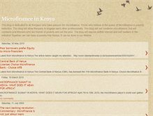 Tablet Screenshot of microfinancekenya.blogspot.com