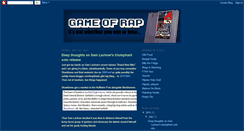 Desktop Screenshot of gameofrap.blogspot.com