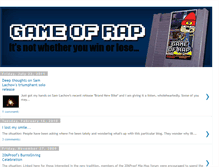Tablet Screenshot of gameofrap.blogspot.com