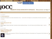 Tablet Screenshot of improveourconsciouscontact.blogspot.com