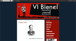 Desktop Screenshot of bienaldeliteraturaeliasdavidcuriel.blogspot.com