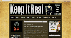 Desktop Screenshot of keepitrealezine.blogspot.com