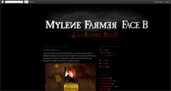 Desktop Screenshot of mylenefarmerfaceb.blogspot.com