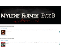 Tablet Screenshot of mylenefarmerfaceb.blogspot.com