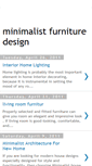 Mobile Screenshot of minimalistfurnituredesign.blogspot.com
