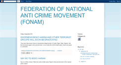 Desktop Screenshot of anticrimemovement.blogspot.com