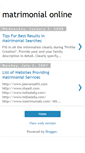 Mobile Screenshot of matri-moni.blogspot.com