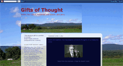 Desktop Screenshot of gifts-of-thought.blogspot.com