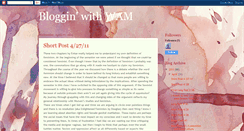 Desktop Screenshot of blogginwithwam.blogspot.com