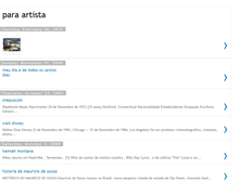 Tablet Screenshot of paraartista.blogspot.com