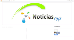 Desktop Screenshot of noticiasdatv15.blogspot.com