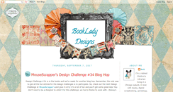 Desktop Screenshot of bookladydesigns.blogspot.com