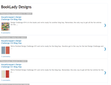 Tablet Screenshot of bookladydesigns.blogspot.com