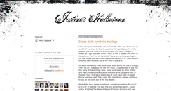 Desktop Screenshot of justineshalloween.blogspot.com