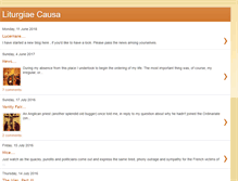 Tablet Screenshot of liturgiae-causa.blogspot.com