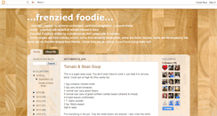 Desktop Screenshot of frenziedfoodie.blogspot.com