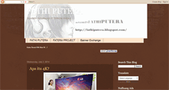 Desktop Screenshot of fathiputera.blogspot.com