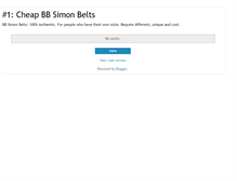 Tablet Screenshot of bb-simonbelts.blogspot.com