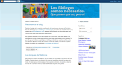 Desktop Screenshot of losfilologossomosnecesarios.blogspot.com