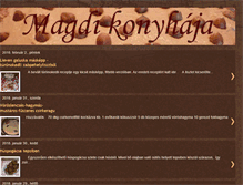 Tablet Screenshot of magdikonyha.blogspot.com