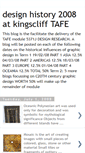 Mobile Screenshot of designhistory2008.blogspot.com