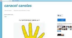 Desktop Screenshot of caracol-carolas.blogspot.com