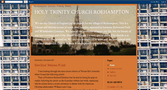 Desktop Screenshot of holytrinityroehampton.blogspot.com