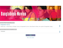 Tablet Screenshot of bangladeshmovies.blogspot.com