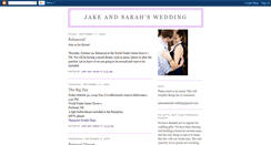 Desktop Screenshot of jakeandsarahwedding.blogspot.com