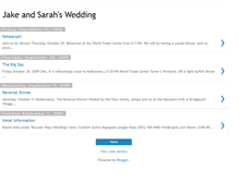 Tablet Screenshot of jakeandsarahwedding.blogspot.com