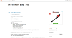 Desktop Screenshot of perfect-blog-url.blogspot.com