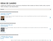 Tablet Screenshot of ideiasdecanario.blogspot.com