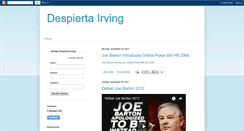 Desktop Screenshot of despiertairving.blogspot.com